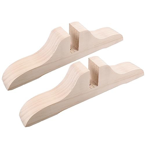 Homoyoyo 2 stücke Raumteiler Ständer Holz Raumteiler Halterung Faltbar Sichtschutz Halter Zimmer Panel Bildschirm Panel Füße Partition Basis Teiler für Home Hotel von Homoyoyo
