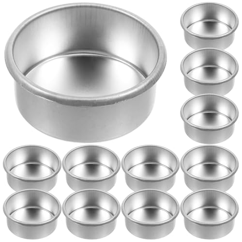 Homoyoyo 20 Leere Kerzendosen – Teelichthalter Aus Metall Für Die Kerzenherstellung Zu Hause – Für Weihnachtsvotivkerzen Und Eisenbecher Das Basteln Zu Hause Homoyoyo 20 Leere Kerzendosen – Teelichthalter Aus Metall Für Die Kerzenherstellung Zu Hause – Für Weihnachtsvotivkerzen Und Eisenbecher Das Basteln Zu Hause von Homoyoyo