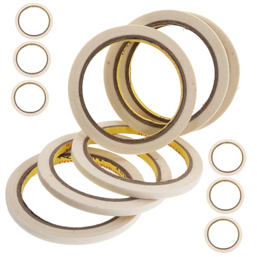 Homoyoyo 20 Rollen Masking Tape Kreppband Malerkrepp Abdeckband für Malerarbeiten DIY Basteln Vielseitig Einsetzbar Leicht Ablösbar Langlebig von Homoyoyo