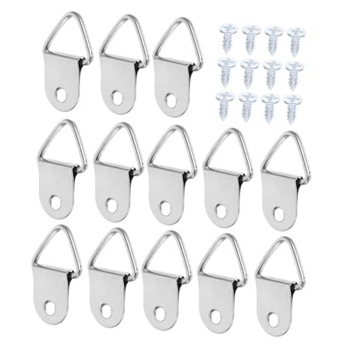 Homoyoyo 20 Sätze Triangular Picture Frame Hanger Haken für Bilder Spiegel und Kunstwerke Zinklegierung D Ringe mit Schrauben Einfache Installation Robust und Elegant Homoyoyo 20 Sätze Triangular Picture Frame Hanger Haken für Bilder Spiegel und Kunstwerke Zinklegierung D Ringe mit Schrauben Einfache Installation Robust und Elegant von Homoyoyo