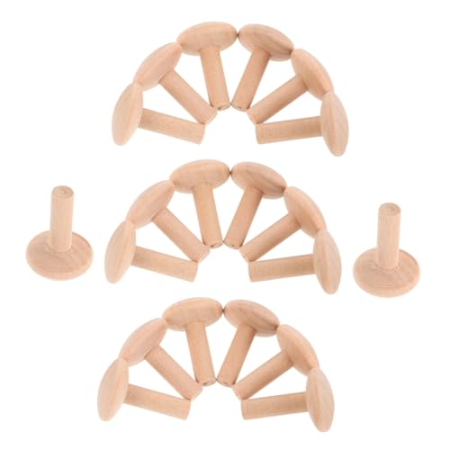 Homoyoyo 20 Stück Dübel Natürlichem Hartholz Zum Basteln, T-förmige Holzstifte, Diy-holzdübel, Möbelreparatur, Kleine Holzstifte Für Handgefertigte Projekte Homoyoyo 20 Stück Dübel Natürlichem Hartholz Zum Basteln, T-förmige Holzstifte, Diy-holzdübel, Möbelreparatur, Kleine Holzstifte Für Handgefertigte Projekte von Homoyoyo