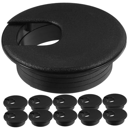 Homoyoyo 20 Stück Kabeldurchlass Abdeckung Rundes Kabeltüllen aus Langlebigem Kunststoff für Schreibtisch Kabelmanagement Büro Desktop Organizer und Kabelführung Homoyoyo 20 Stück Kabeldurchlass Abdeckung Rundes Kabeltüllen aus Langlebigem Kunststoff für Schreibtisch Kabelmanagement Büro Desktop Organizer und Kabelführung von Homoyoyo