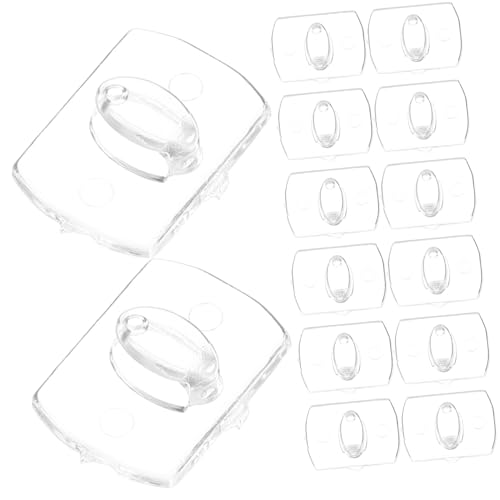 Homoyoyo 20 Stück Mini Klebehaken Transparent Entfernbare Lichterketten Halter Clips für Innen Außen Schmuck Wandaufhängung Ohne Rückstände von Homoyoyo