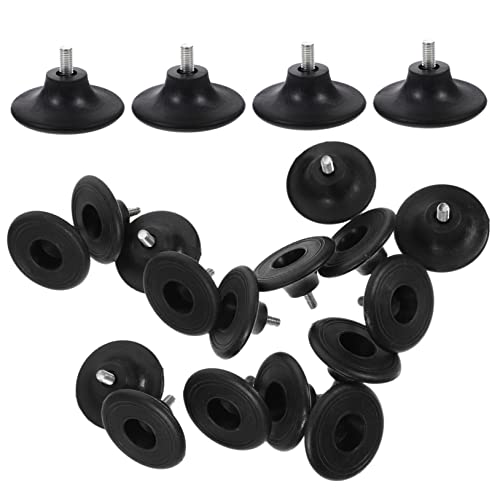 Homoyoyo 20 Stück Möbelfüße Verstellbar Teilig Höhenverstellbare Möbelbeine Robustem Material für Tisch Schrank und für Teppich und Fliesen Geeignet von Homoyoyo