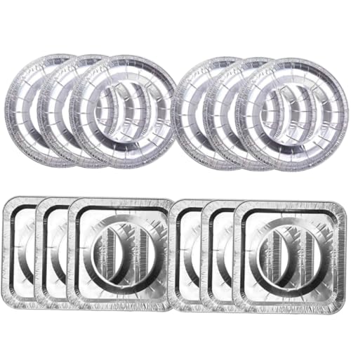 Homoyoyo 20 Stück Teiliges Gasherd Schutzmatten aus Hitzebeständigem Aluminiumfolie Ölresistente Herdabdeckungen in Zwei Formen Einfache Reinigung und Langlebiger Schutz für Küchenbrenner Homoyoyo 20 Stück Teiliges Gasherd Schutzmatten aus Hitzebeständigem Aluminiumfolie Ölresistente Herdabdeckungen in Zwei Formen Einfache Reinigung und Langlebiger Schutz für Küchenbrenner von Homoyoyo