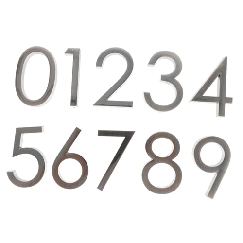Homoyoyo 20 Stück Teiliges Hausnummern Selbstklebend Edelstahl optik Zahlen Aufkleber für Tür Briefkasten Hausnummernschild Wetterfest Einfache Montage Inklusive Je Homoyoyo 20 Stück Teiliges Hausnummern Selbstklebend Edelstahl optik Zahlen Aufkleber für Tür Briefkasten Hausnummernschild Wetterfest Einfache Montage Inklusive Je von Homoyoyo