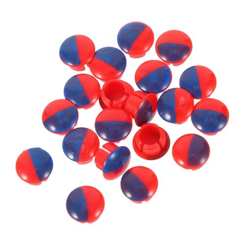 Homoyoyo 20 Stück Teiliges Heiß Kalt Indikator Kappen für Wasserhähne Langlebige Abdeckungen mit und Blauem Design zur Einfachen Identifikation Geeignet für Küchenwaschbecken und von Homoyoyo