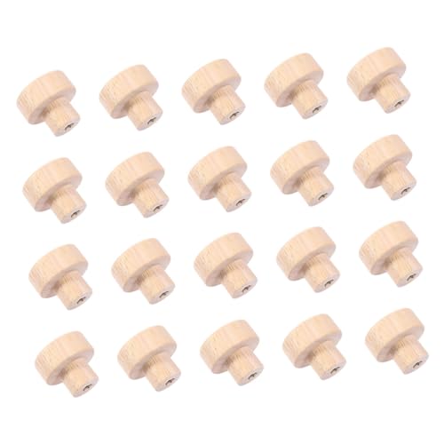 Homoyoyo 20 Stück Teiliges Runde Holzgriffe für Möbel und Schränke Naturbelassene Möbelknöpfe mit Schrauben Einfache Montage Langlebige Schrankgriffe für Küche und Kommode Homoyoyo 20 Stück Teiliges Runde Holzgriffe für Möbel und Schränke Naturbelassene Möbelknöpfe mit Schrauben Einfache Montage Langlebige Schrankgriffe für Küche und Kommode von Homoyoyo