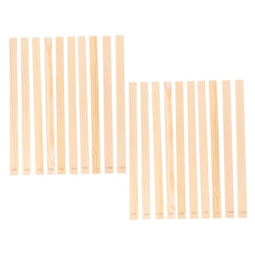 Homoyoyo 20 Stück Teiliges Set Tonführungsleisten Holz Töpferwerkzeug zur Messung der Tonstärke für Töpferstudios und Persönliche Projekte Langlebig und Praktisch Homoyoyo 20 Stück Teiliges Set Tonführungsleisten Holz Töpferwerkzeug zur Messung der Tonstärke für Töpferstudios und Persönliche Projekte Langlebig und Praktisch von Homoyoyo