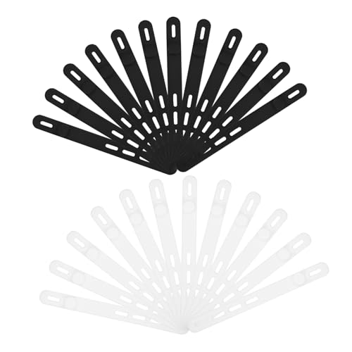 Homoyoyo 20 Stück Teiliges Silikon Kabelbinder Wiederverwendbar Verstellbar Flexibel Kabel Organizer für Büro Schreibtisch Kabelmanagement Draht Halterung Mehrfarbig Homoyoyo 20 Stück Teiliges Silikon Kabelbinder Wiederverwendbar Verstellbar Flexibel Kabel Organizer für Büro Schreibtisch Kabelmanagement Draht Halterung Mehrfarbig von Homoyoyo