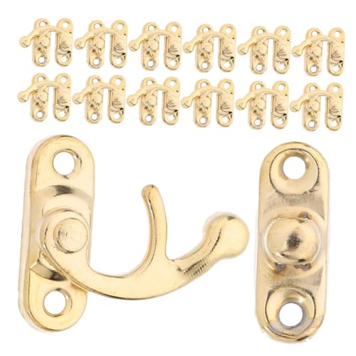 Homoyoyo 20 Stück Teiliges Vintage Riegelschloss Retro Eisen Haken für DIY Holzboxen Antike Schrankriegel Einfache Montage Dekorative Kastenschlösser für Schmuckkästchen und Möbel Homoyoyo 20 Stück Teiliges Vintage Riegelschloss Retro Eisen Haken für DIY Holzboxen Antike Schrankriegel Einfache Montage Dekorative Kastenschlösser für Schmuckkästchen und Möbel von Homoyoyo
