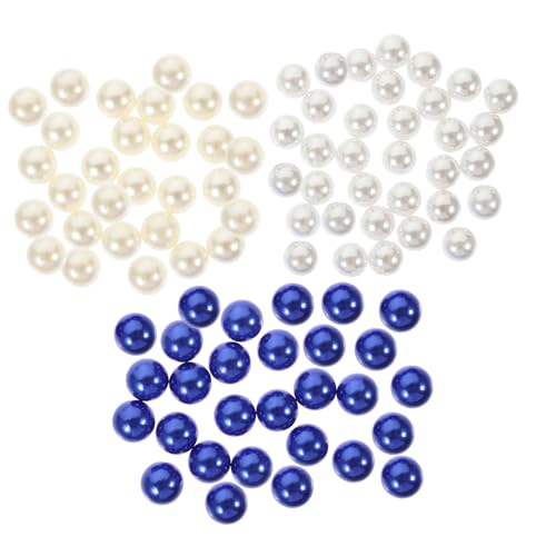 Homoyoyo 200 Stück Schwimmende Kunstperlen ohne Löcher Abs Perlmutt optik Pastellfarbene Runde Dekoperlen in Leicht und Vielseitig als Vasenfüller und DIY Schmuckzubehör für von Homoyoyo