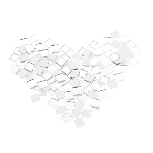 Homoyoyo 200 Stück Selbstklebende Spiegel Mosaikfliesen Diy Wanddekoration für Küche und Bad Handgefertigte Glasfliesen für Kreative Kunstprojekte Einfache Installation und Eleganter Stil von Homoyoyo