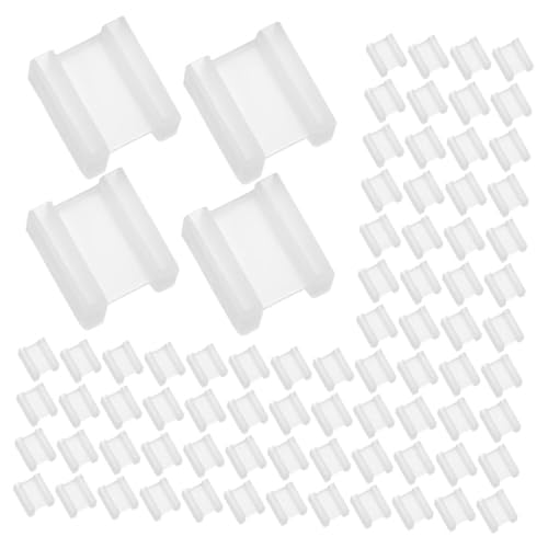 Homoyoyo 200 Stück Steckerschutz Außen Steckerabdeckung Staub Wasserdichte Prong Safety Cover Steckdose Schutzkappen für Haushalt Büro Gewerbe Elektrische Steckdosen von Homoyoyo