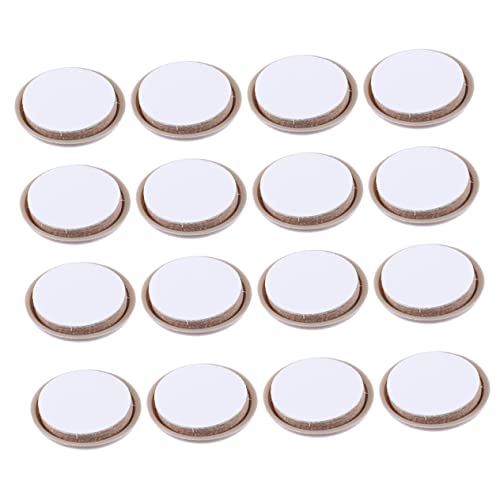 Homoyoyo 20 Stück Selbstklebende Schreibtisch Füße Pads Möbelgleiter Für Bodenschutz Runde Gleitpads 25mm Geräuschdämpfend Für Holz Und Teppichböden Für Stühle Und Tische von Homoyoyo