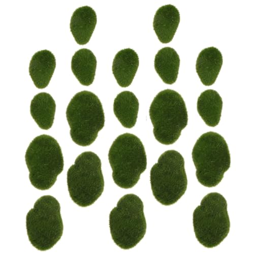 Homoyoyo 24 Stück Teiliges Künstliches Moos Steine Realistische Nachbildung Dekorative Bonsai Stein deko für Feengärten Terrarien DIY Mikro landschaften und Handwerk Homoyoyo 24 Stück Teiliges Künstliches Moos Steine Realistische Nachbildung Dekorative Bonsai Stein deko für Feengärten Terrarien DIY Mikro landschaften und Handwerk von Homoyoyo