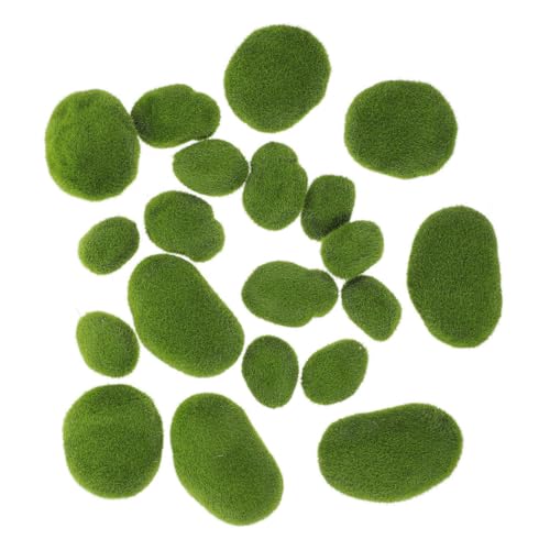 Homoyoyo 25 Stück Teiliges Künstliche Moossteine in Zwei Dekorative Grüne Mooskugeln für Blumenarrangements Feengärten Bonsai und DIY Bastelprojekte Wetterfest und Pflegeleicht Homoyoyo 25 Stück Teiliges Künstliche Moossteine in Zwei Dekorative Grüne Mooskugeln für Blumenarrangements Feengärten Bonsai und DIY Bastelprojekte Wetterfest und Pflegeleicht von Homoyoyo
