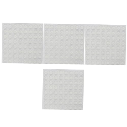 Homoyoyo 256 Stück Teiliges Transparentes Türgriff Schutzkissen Selbstklebend Stoßdämpfende Türstopper für Zimmertüren und Schranktüren Geräuschreduzierend Kratzfest Pads für Möbel und von Homoyoyo