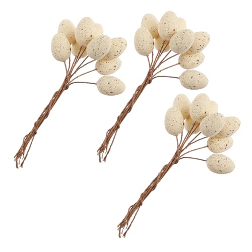 Homoyoyo 27 Stück Teiliges Ostern Deko mit Gesprenkelten Ei Künstliche Ostereier Stiele in Beige Vielseitige Frühlingsdekoration für Wohnräume und Partys Lebensechte Osterzweige Tisch und Homoyoyo 27 Stück Teiliges Ostern Deko mit Gesprenkelten Ei Künstliche Ostereier Stiele in Beige Vielseitige Frühlingsdekoration für Wohnräume und Partys Lebensechte Osterzweige Tisch und von Homoyoyo