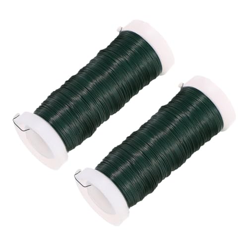 Homoyoyo 2rollen Flexible Gartenbinder Grünes Bindedraht Für Pflanzen Fixieren Von Kletterpflanzen Und Kabelmanagement Im Innen Und Außenbereich von Homoyoyo
