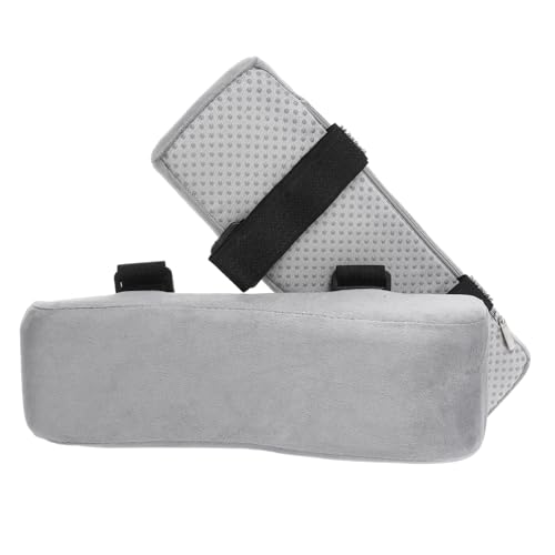 Homoyoyo 2Stücke Ergonomische Armlehnenpolster für Büro und Gaming Stühle Verdickte Armstützen mit Hochwertigem Memory Stylisches Design zur Erhöhung Armlehnenhöhe von Homoyoyo