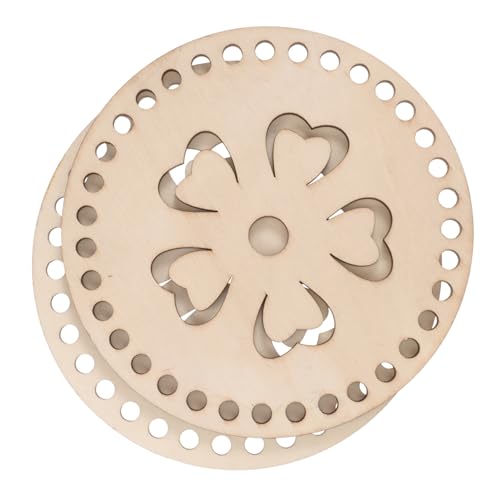 Homoyoyo 2Stücke Häkeltaschenboden Holz DIY Taschenbasis Für Handarbeiten Holzplatten Für Projekte Für Häkeln Von Handtaschen Und Körben von Homoyoyo