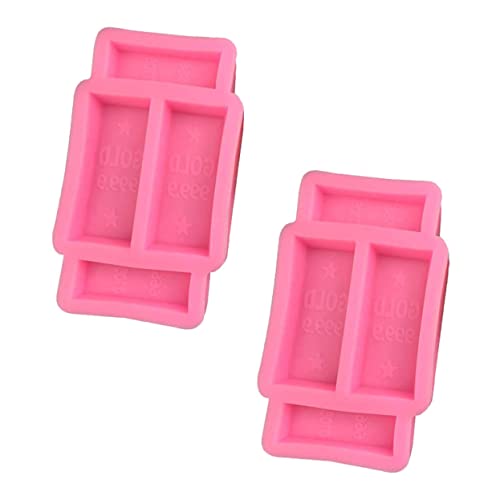 Homoyoyo 2stücke Teiliges Gold Brick Silikonform Für Schokolade Und Süßigkeiten Und Langlebig Für Zuhause Und Professionelle Backen Homoyoyo 2stücke Teiliges Gold Brick Silikonform Für Schokolade Und Süßigkeiten Und Langlebig Für Zuhause Und Professionelle Backen von Homoyoyo