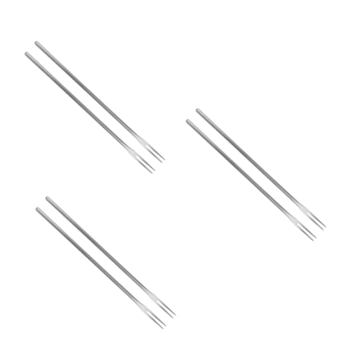 Homoyoyo 2er Set Edelstahl Dessertgabeln – Perfekt Für Obst - Salate Und Vorspeisen Bei Partys Und Reisen – Elegantes Design Für Stilvolles Servieren Und Genießen von Homoyoyo