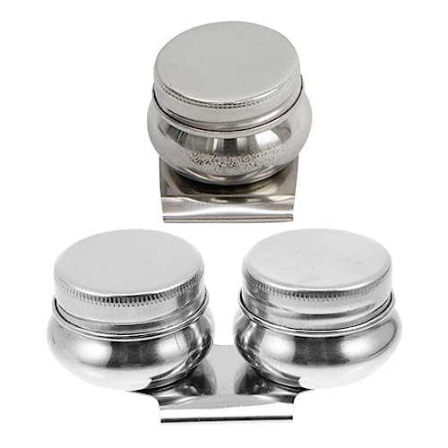 Homoyoyo 2stücke Edelstahl Malpalette Mit Deckel Aquarell Und Ölgemälde Praktischer Pinselreiniger Und Mischbehälter Für Kunstschulen Und Outdoor-malerei Homoyoyo 2stücke Edelstahl Malpalette Mit Deckel Aquarell Und Ölgemälde Praktischer Pinselreiniger Und Mischbehälter Für Kunstschulen Und Outdoor-malerei von Homoyoyo