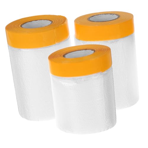 Homoyoyo 3 Rollen Maler Abdeckfolie Kunststoff Selbstklebende Schutzfolie für Auto Karosserie und Möbel Staubschutz Abdeckplane für Wand Fenster Lackierarbeiten Homoyoyo 3 Rollen Maler Abdeckfolie Kunststoff Selbstklebende Schutzfolie für Auto Karosserie und Möbel Staubschutz Abdeckplane für Wand Fenster Lackierarbeiten von Homoyoyo