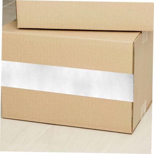 Homoyoyo 3 Rollen Weißes Kraftpapier Verpackungsklebeband Selbstklebend Beschreibbar Starke Haftung Verstärktes Packband für Kartonversand und DIY Verpackung Homoyoyo 3 Rollen Weißes Kraftpapier Verpackungsklebeband Selbstklebend Beschreibbar Starke Haftung Verstärktes Packband für Kartonversand und DIY Verpackung von Homoyoyo