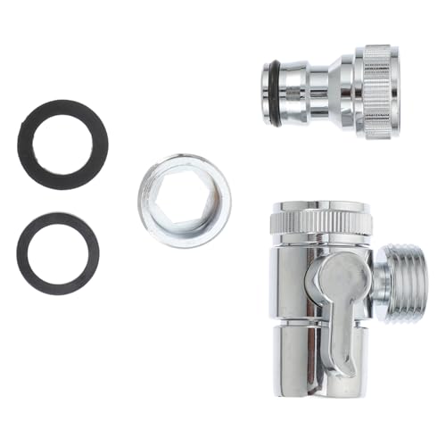 Homoyoyo 3 Stück Teiliges Adapterset für Wasserhahn Automatischer Ventilanschluss für Waschmaschine und Spüle Hochdruckbeständig Installieren Einsetzbar von Homoyoyo