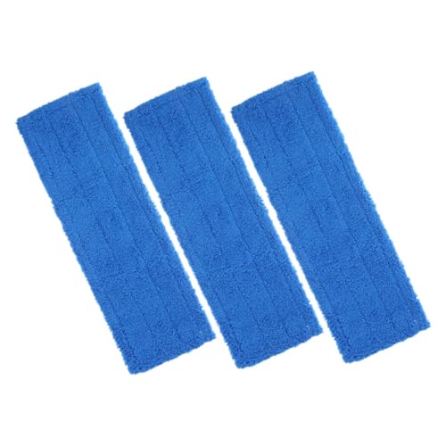 Homoyoyo 3 Stück Teiliges Ersatz mopp pad aus Langlebigem Korallenfleece Wiederverwendbar und Waschbar Kompatibel für Bodenwischer für Glatte Böden in Haushalt Büro und Gewerbe von Homoyoyo