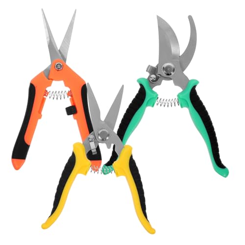 Homoyoyo 3 Stück Teiliges Gartenwerkzeug Set Ergonomische Gartenscheren Rostfreiem Stahl Scharfe Scheren für Beschneiden von Bäumen Blumen und Pflanzen Multifunktionales Gartenwerkzeug Homoyoyo 3 Stück Teiliges Gartenwerkzeug Set Ergonomische Gartenscheren Rostfreiem Stahl Scharfe Scheren für Beschneiden von Bäumen Blumen und Pflanzen Multifunktionales Gartenwerkzeug von Homoyoyo