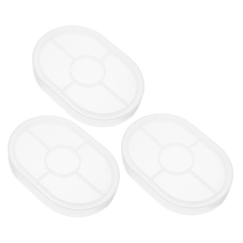 Homoyoyo 3 Stück Teiliges Ovales Silikon Epoxidharz Formen für Diy Untersetzer und Tabletts Wiederverwendbar Kompatibel mit Epoxidharz zum Gießen von Dekorativen Kunstharzplatten für Homoyoyo 3 Stück Teiliges Ovales Silikon Epoxidharz Formen für Diy Untersetzer und Tabletts Wiederverwendbar Kompatibel mit Epoxidharz zum Gießen von Dekorativen Kunstharzplatten für von Homoyoyo