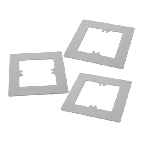 Homoyoyo 3 Stück Teiliges Steckdosen Abdeckplatten Modell Wandsteckdose Schalter Abdeckung Lücken Reparatur Langlebig Stilvolle Wandverkleidung für Heimdekoration von Homoyoyo