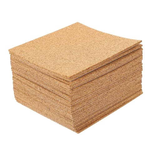Homoyoyo 30 Stück Selbstklebende Korkunterlagen Heimdekoration Selbstklebende Tassenunterlage Korkplatten Runde Korkunterlagen Abziehbare Und Aufklebbare Korkfliesen von Homoyoyo