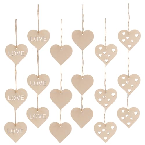 Homoyoyo 30 Stück Teiliges Handbemalter Holzherzen zum Basteln Naturbelassene Holzscheiben mit Glatter Oberfläche Rustikale Deko zum Aufhängen Geeignet für DIY projekte und Homoyoyo 30 Stück Teiliges Handbemalter Holzherzen zum Basteln Naturbelassene Holzscheiben mit Glatter Oberfläche Rustikale Deko zum Aufhängen Geeignet für DIY projekte und von Homoyoyo