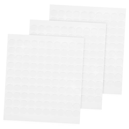 Homoyoyo 300 Stück Transparente Doppelseitige Acryl klebepunkte Wasserfest Flexibel Vielseitig für Basteln Dekoration Fotos Holz Glas Metall Stoff DIY Kunsthandwerk Geeignet von Homoyoyo