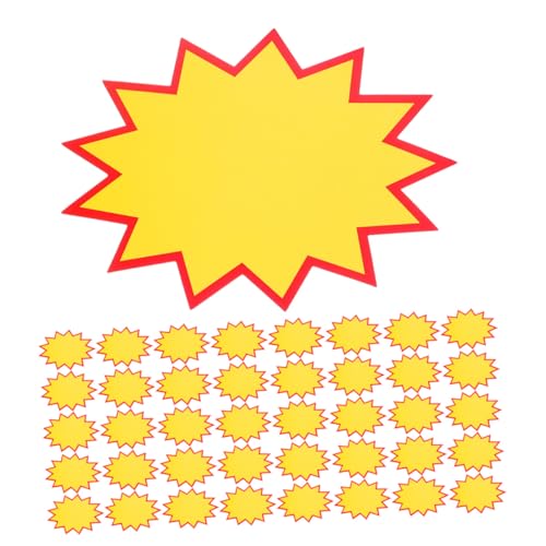 Homoyoyo 300 Stück Verkaufspreiskarten Markierungsschilder Preiskartenschilder Ladenschilder Star Burst Schilder Preisschilder Verkaufsaufkleber Preisschilderkarten Homoyoyo 300 Stück Verkaufspreiskarten Markierungsschilder Preiskartenschilder Ladenschilder Star Burst Schilder Preisschilder Verkaufsaufkleber Preisschilderkarten von Homoyoyo