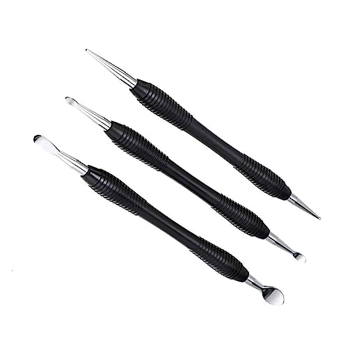 Homoyoyo 3Stücke Teiliges Leder Schnitzwerkzeug Kunsthandwerk Graver für Präzises Schnitzen für DIY Projekte Kegelkopf Tiefer Haken und Flacher Haken Homoyoyo 3Stücke Teiliges Leder Schnitzwerkzeug Kunsthandwerk Graver für Präzises Schnitzen für DIY Projekte Kegelkopf Tiefer Haken und Flacher Haken von Homoyoyo