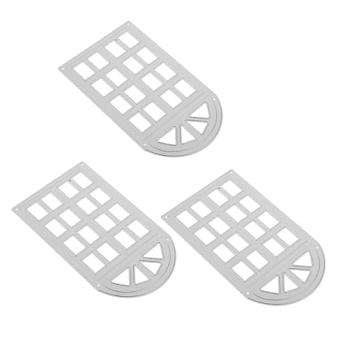 Homoyoyo 3stücke Prägeschablone Aus Kohlenstoffstahl Stanzformen Für Kartenherstellung Scrapbooking Papierbastelarbeiten DIY-scrapbooks Rechteckige Stanzungen Stanzformen Für Bastelarbeiten von Homoyoyo