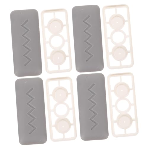 Homoyoyo 4 Paare Toilettensitz Gummi Polster Schonbezüge Schutzpads für Wc Sitz Geräuschdämpfend Kratzfest Für Zuhause Hotel Badezimmer von Homoyoyo