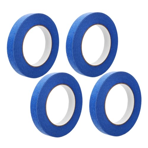 Homoyoyo 4 Rollen Malerkreppband Hochklebendes Masking Tape für Auto lackierarbeiten Feinliniges Krepp klebeband Blau Zuverlässige Haftung Einfache Entfernung Vielseitig für DIY und Homoyoyo 4 Rollen Malerkreppband Hochklebendes Masking Tape für Auto lackierarbeiten Feinliniges Krepp klebeband Blau Zuverlässige Haftung Einfache Entfernung Vielseitig für DIY und von Homoyoyo