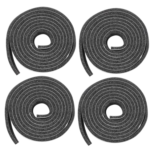 Homoyoyo 4 Rollen Selbstklebender Dichtungsstreifen Tür Fensterabdichtung mit Schallschutz Staub Windschutz Feuchtigkeitsresistent Flexibel für Zugluftstopper und Türrahmenabdichtung von Homoyoyo