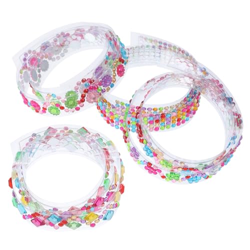 Homoyoyo 4 Rollen Selbstklebendes Strassband DIY Dekoband mit Funkelnden Diamantsteinen für Geschenkverpackung Auto und Handyzubehör Vielseitiges Bastelband für Kreative Dekoration Homoyoyo 4 Rollen Selbstklebendes Strassband DIY Dekoband mit Funkelnden Diamantsteinen für Geschenkverpackung Auto und Handyzubehör Vielseitiges Bastelband für Kreative Dekoration von Homoyoyo