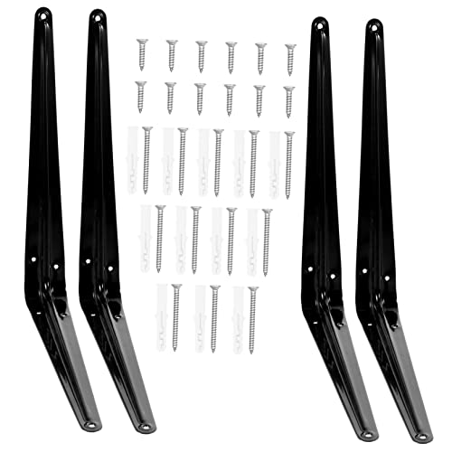 Homoyoyo 4 Sätze Eckwinkelstützen Robustem Metall für Wandregale Schrauben für Diy Projekte Installieren für Verschiedene Wandtypen Geeignet Homoyoyo 4 Sätze Eckwinkelstützen Robustem Metall für Wandregale Schrauben für Diy Projekte Installieren für Verschiedene Wandtypen Geeignet von Homoyoyo