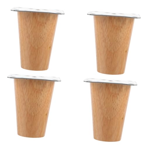 Homoyoyo 4 Sätze Massive Holz Möbelbeine mit Montageplatten und Schrauben Schräg Konische Lackierte Tisch und Schrankfüße Robust Feuchtigkeitsbeständig für Sofa Kommode Bank und Schrank Homoyoyo 4 Sätze Massive Holz Möbelbeine mit Montageplatten und Schrauben Schräg Konische Lackierte Tisch und Schrankfüße Robust Feuchtigkeitsbeständig für Sofa Kommode Bank und Schrank von Homoyoyo