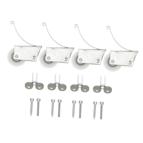 Homoyoyo 4 Sätze Schiebetür Laufrolle aus Edelstahl Geräuschloser Kugellager Türrolle für Kleiderschrank Verschleißfest und Langlebig Passend für Möbel schiebetüren und Kabinett Homoyoyo 4 Sätze Schiebetür Laufrolle aus Edelstahl Geräuschloser Kugellager Türrolle für Kleiderschrank Verschleißfest und Langlebig Passend für Möbel schiebetüren und Kabinett von Homoyoyo