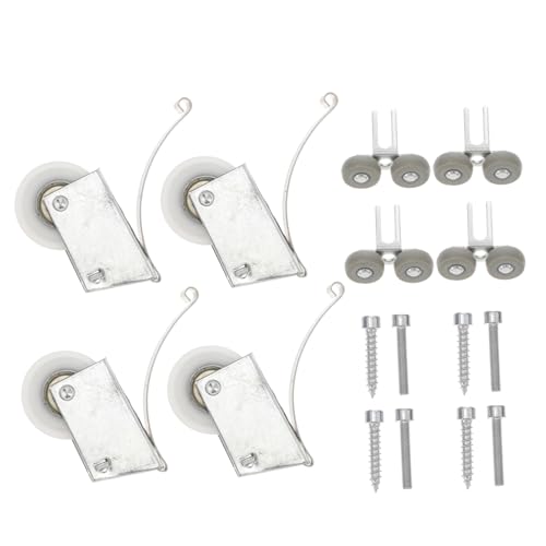 Homoyoyo 4 Sätze Schranktür Schiebetür Laufrolle für Möbel Geräuschloser Verschleißfester Türroller Robustes Geeignet für Kleiderschrank Schrank Schiebetürsystem Homoyoyo 4 Sätze Schranktür Schiebetür Laufrolle für Möbel Geräuschloser Verschleißfester Türroller Robustes Geeignet für Kleiderschrank Schrank Schiebetürsystem von Homoyoyo